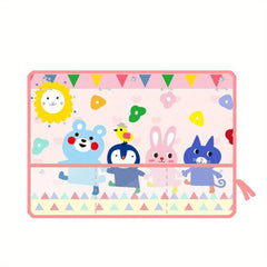 Adjustable Cartoon Car Sun Shade Curtain with Side Window Pocket