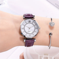Marble Face Roman Scale Women's Quartz Watch