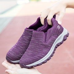 Women's Lightweight Slip On Walking Shoes Breathable Mesh Casual Sneakers