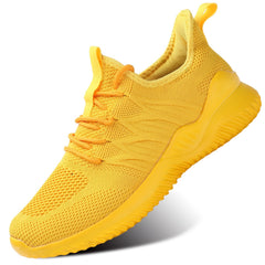 Breathable Knitted Platform Sneakers for Women - Running Shoes