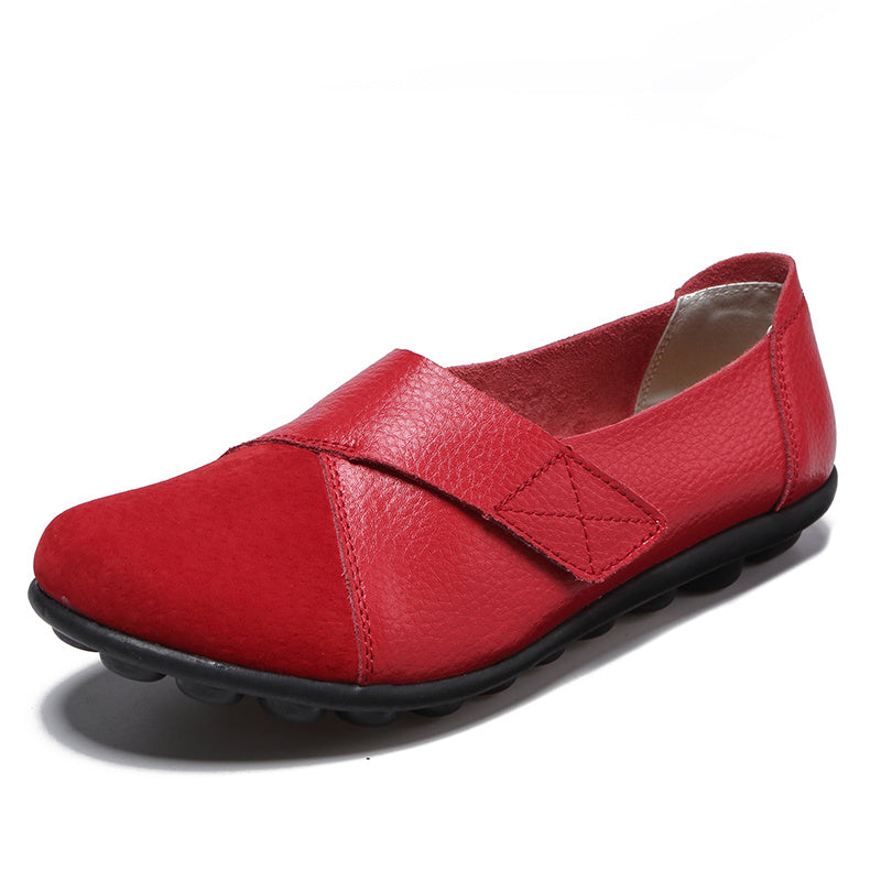 Women's Round Toe Slip-On Loafers Flat Shoes