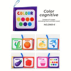 Washable Baby Cloth Book with Sound Paper Palm