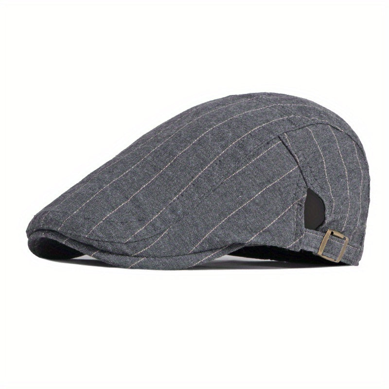 Men's Thin Breathable Peaked Cap British Retro Beret