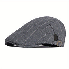 Men's Thin Breathable Peaked Cap British Retro Beret