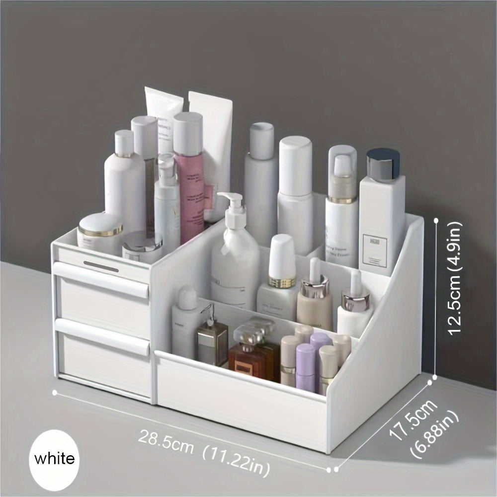 Makeup Organizer With Drawers Countertop Cosmetic Storage Box