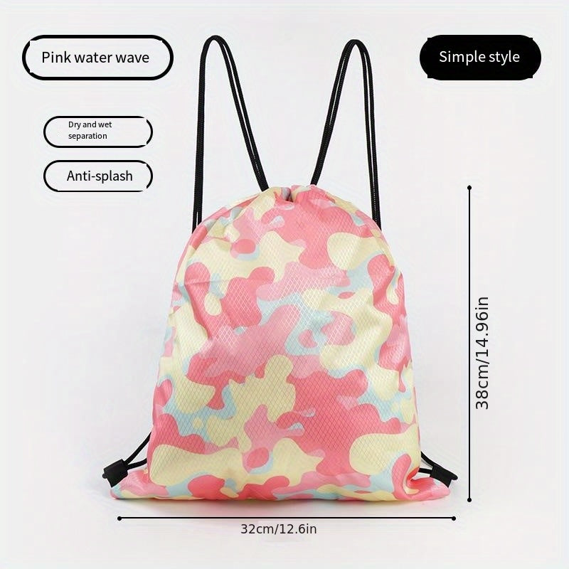 Kids Waterproof Beach Backpack with Wet and Dry Separation