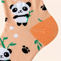 Panda Print Socks Women's Stockings & Hosiery