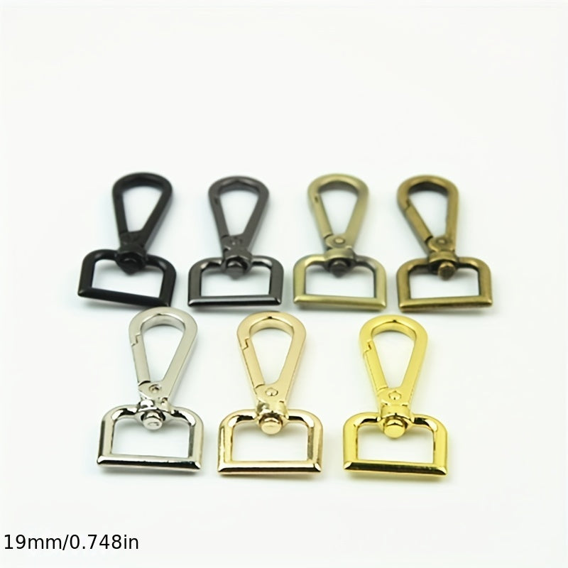 10Pcs Metal Buckles Lobster Clasp Hooks Handbag Straps