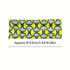 Boho Style Headband Sports Sweatband Paisley Printed Hair Band Leopard Pattern