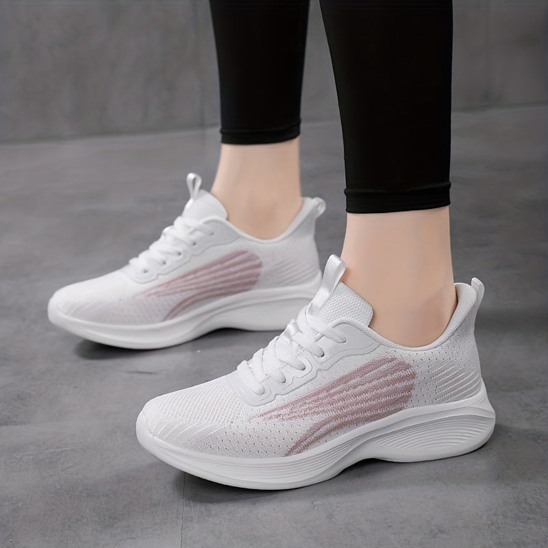 Breathable Mesh Walking Shoes Soft Sole Athletic Sneakers For Women