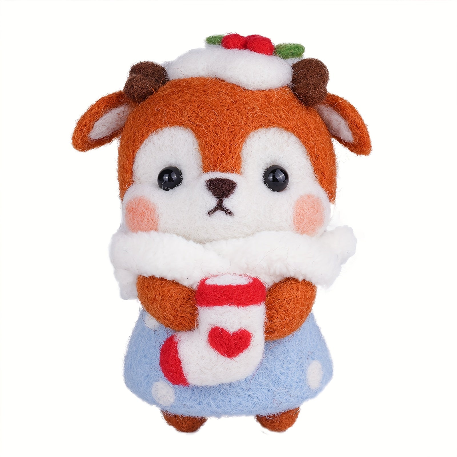 Needle Felting Kit for Beginners - Little Fox Doll Craft DIY