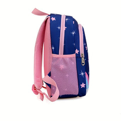 Kids' Cartoon Pony School Bag Lightweight Backpack