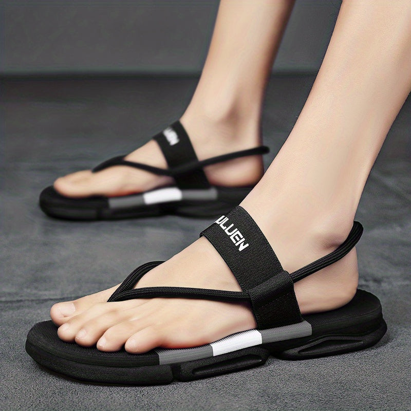 Men's Lightweight Non Slip Sandals Quick Drying Comfy Slides Beach Shoes