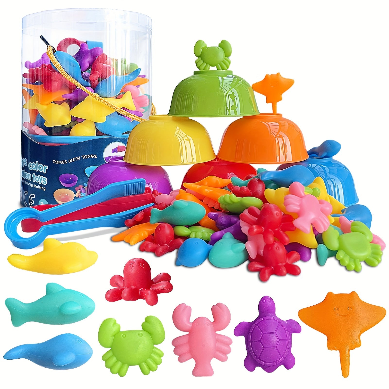 Mypre Dinosaur Counting & Sorting Toy Set for Kids - Fun Learning Activity