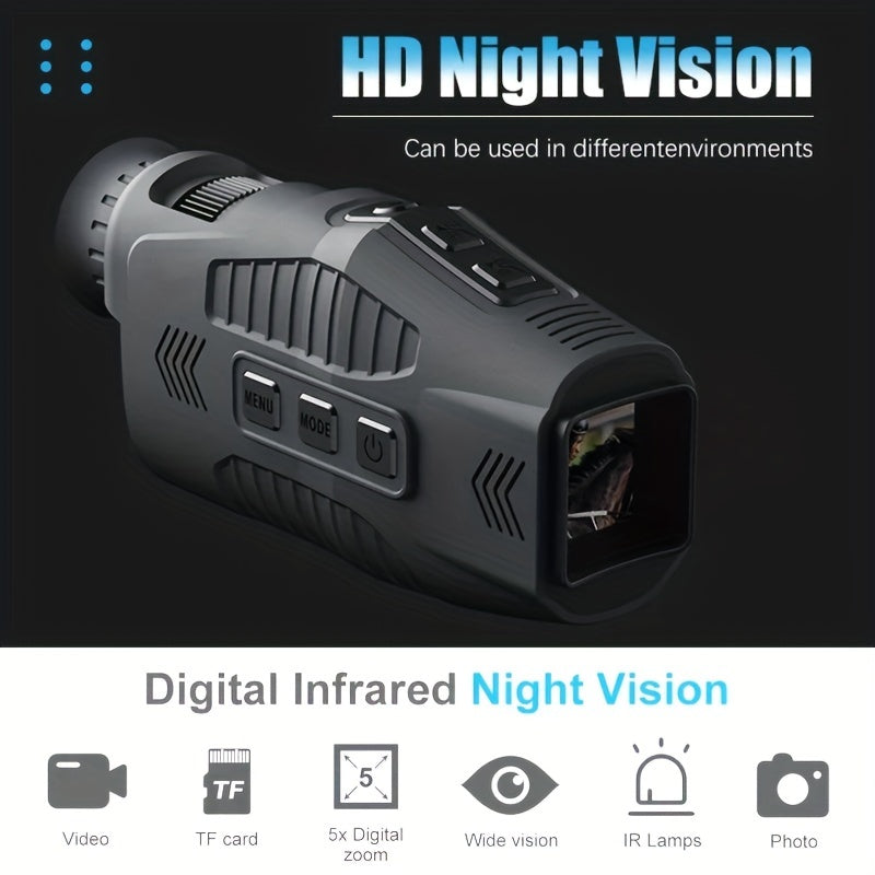 R11 Rechargeable HD Infrared Night Vision Device 1080P Telescope 32G Memory Card