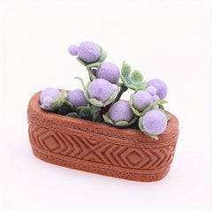 1:12 Scale Potted Plant Model for Dollhouse Decor
