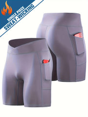 Compression Shorts with Pocket for Men Ideal for Sports Gym Running