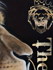 3D Print Lion Hoodie Comfy Loose Hooded Pullover Men's Clothing