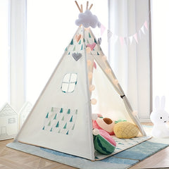 Kids Indoor Princess Tent with Star Lights