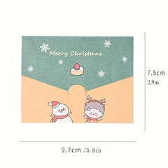 12pcs Christmas Greeting Card Assorted Styles Holiday Blessing Card Set