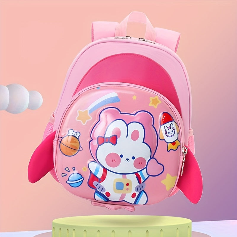 Rocket Shaped Schoolbag with Safety Leash for Kids