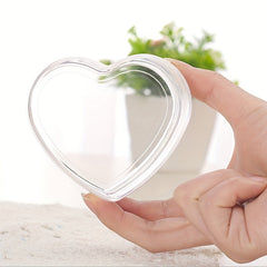 10pcs Heart Plastic Packaging Box Christmas Candy Plastic Box