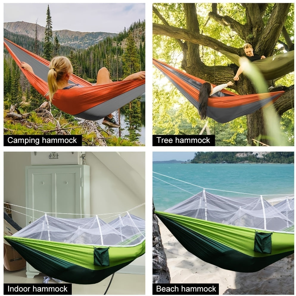 Lightweight Hammock with Mosquito Net for Outdoor Comfort