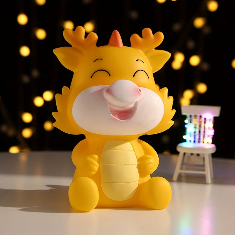 Creative Silicone Piggy Bank Dragon Decoration Dragon Year Gift