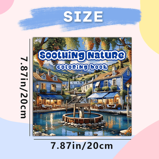Adult Coloring Book 20x20cm 22 Pages Thickened Paper Deluxe Edition