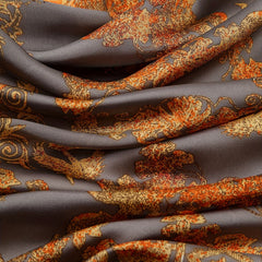 Vintage Court Pattern Bandana Large Square Scarf
