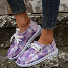 Women's Light Mesh Sneakers Lace Up Anti-Skid Shoes