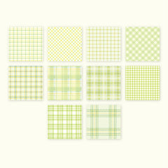 100 Sheets Plaid Pad 4 3 In 8 Cm Students Journal Material Paper