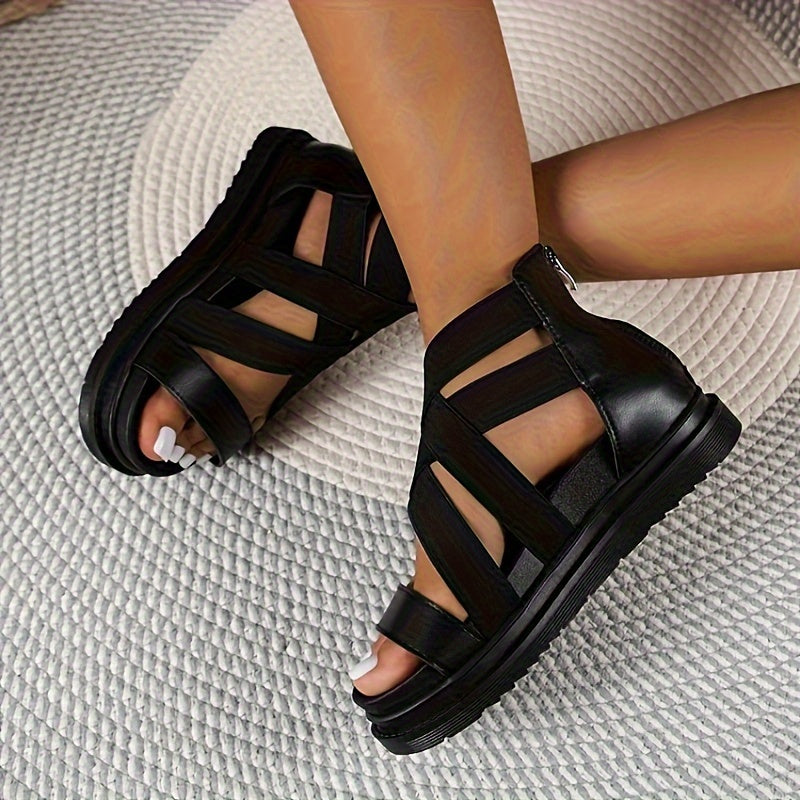 Women's Buckle Open Toe Beach Sandals