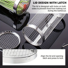 Stainless Steel BBQ Grill Outdoor Campfire Portable Cooking Grate