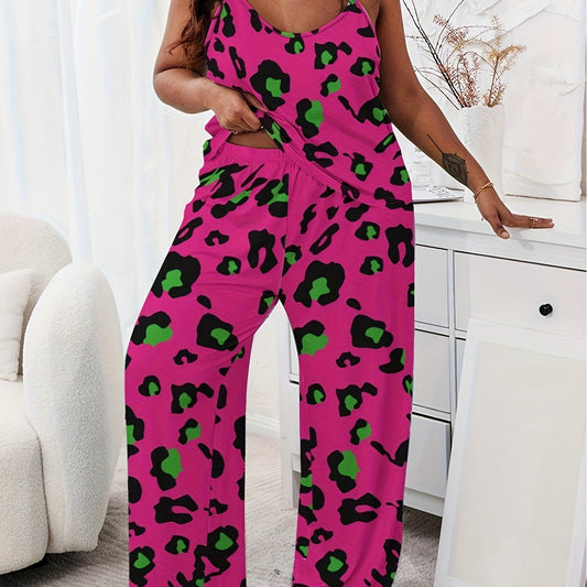 Printed Cami Top & Pants Pajama Set