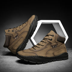 Men's Stitching Boots Casual Non Slip Ankle Boots