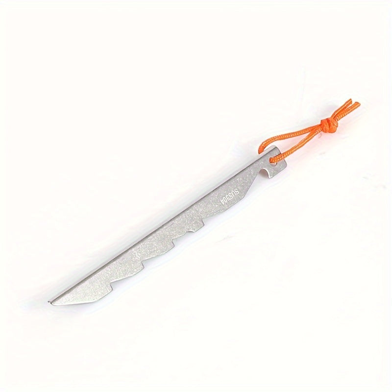 Stainless Steel V-shaped Tent Nail for Outdoor Camping