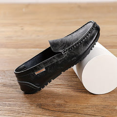 Men's Moc Toe Loafer Shoes Comfy Slip On Shoes Spring Summer