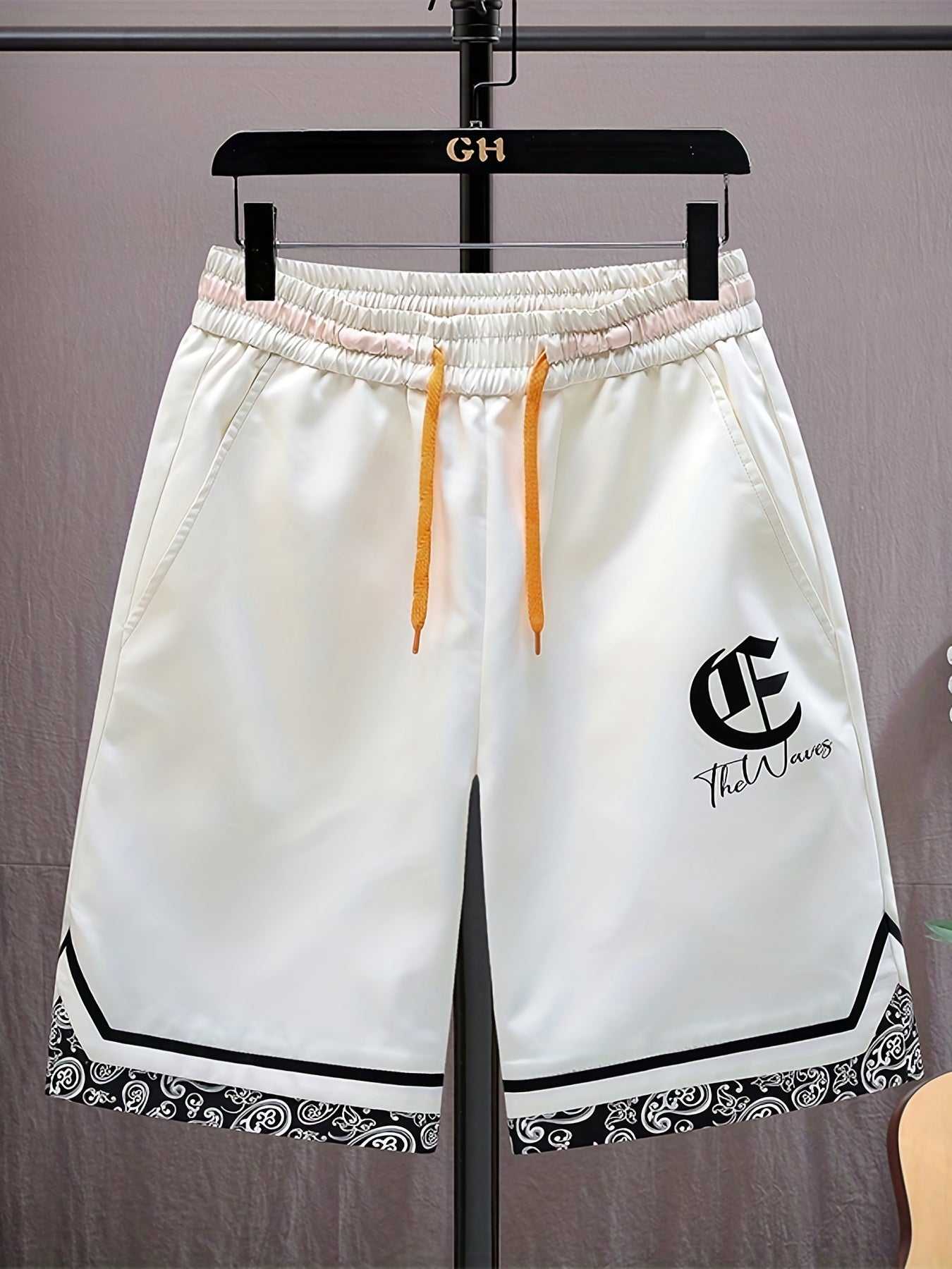 Men's Drawstring Beach Shorts Comfy and Casual Active Summer Shorts