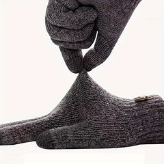 Men's Winter Touchscreen Knit Gloves for Outdoor Activities