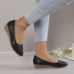 Women's Pointed Toe Slip On Flat Shoes Soft Sole Flats