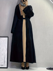Party Abaya Robe Women's Geo Embroidered Maxi Robe