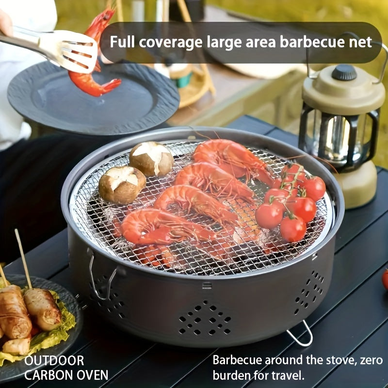 Portable Folding BBQ Grill for Camping and Picnic
