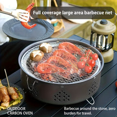 Portable Folding BBQ Grill for Camping and Picnic