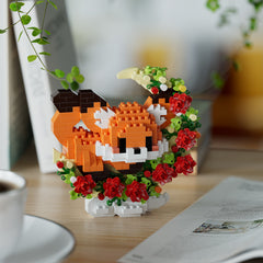 400 pcs DIY Particle Building Blocks Moon Flower Mini Animal Series