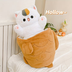 Cat Plush Toy Soft & Cozy Stuffed Animal with Expressive Eyes