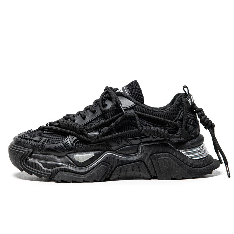 Men's Chunky Lace-Up Dad Sneakers Athletic Shoes