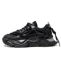 Men's Chunky Lace-Up Dad Sneakers Athletic Shoes