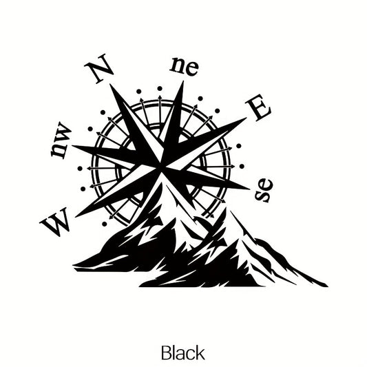 Adventure Sports Compass Car Sticker Vinyl Decal Waterproof