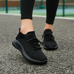 Women's Lace-up Breathable Walking Sneakers